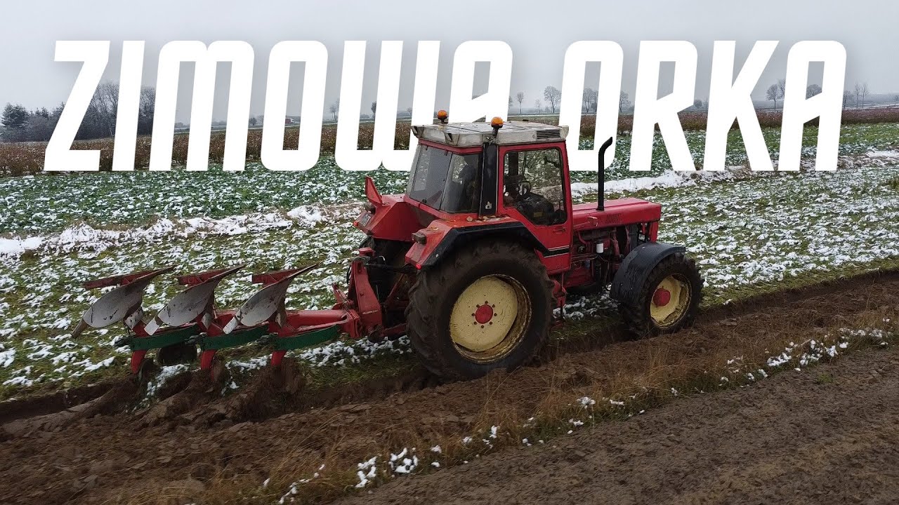 ❄ Zimowa orka 2023 ❄❤ Case 1056 XL + Kverneland 🚜✔ Gr Golberg ✔