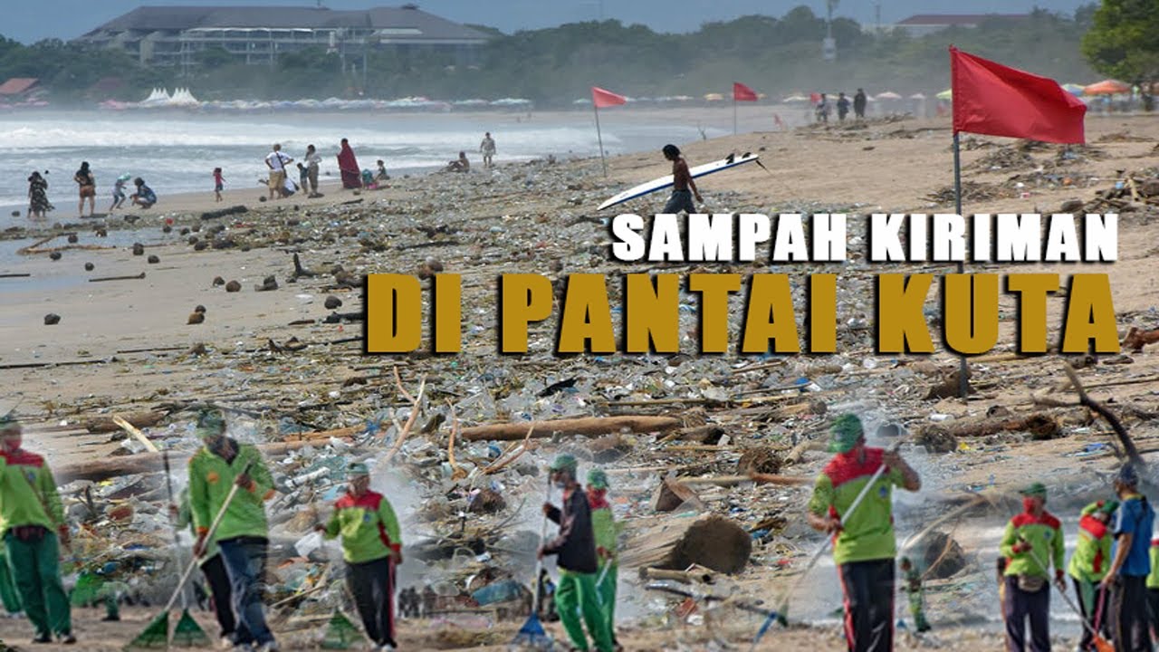 🔴 Bali , 4 Januari 2021 Pembersihan Sampah Plastik di Pantai Kuta | FREE FOOTAGE GRATIS NO COPYRIGHT