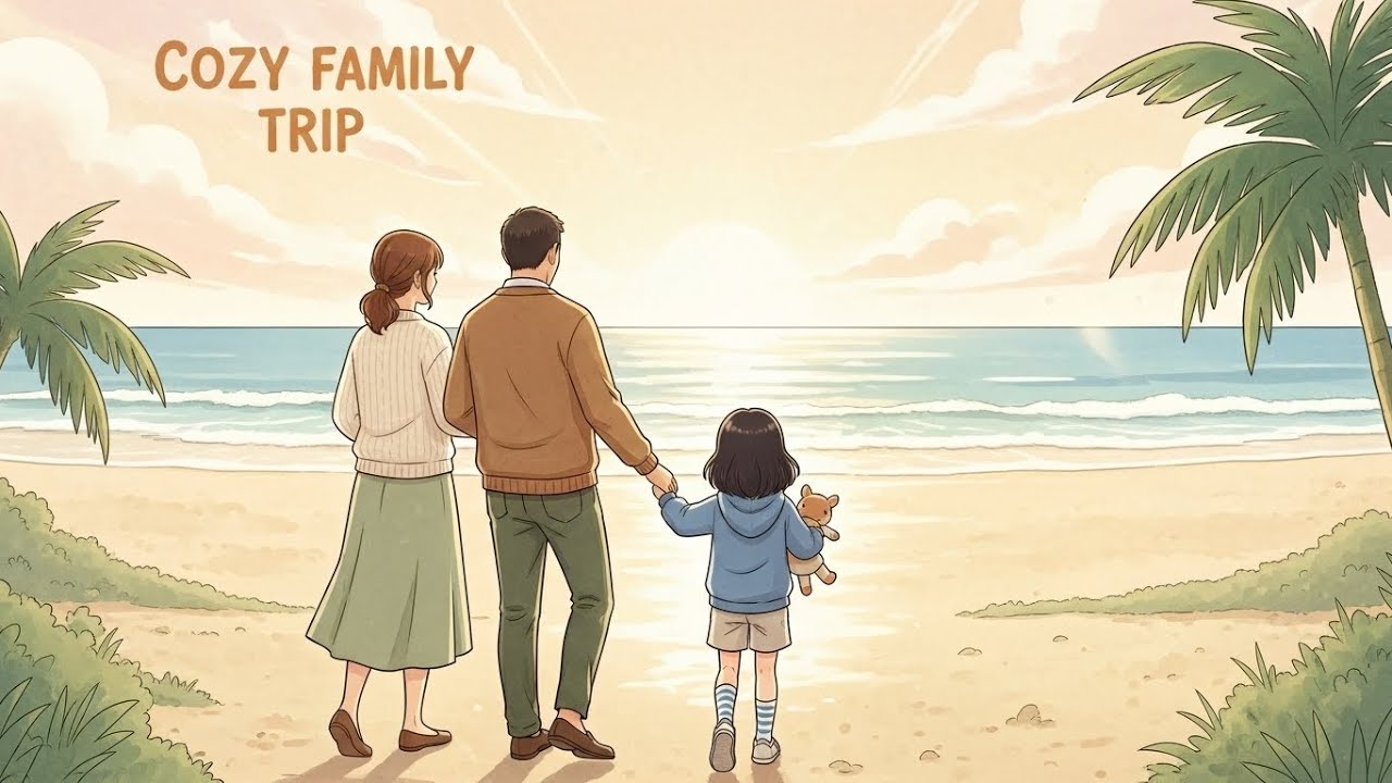 A Small Family, A Big Journey | Cozy Ghibli-Inspired Travel Story  #ghibli #bedtimestory