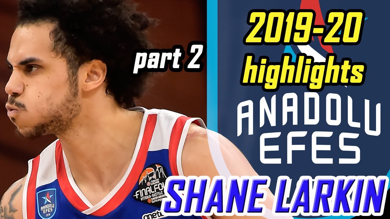 SHANE LARKIN ● Season 2019-20 ● Highlights Mix Part 2● Anadolu Efes 🎯🔥