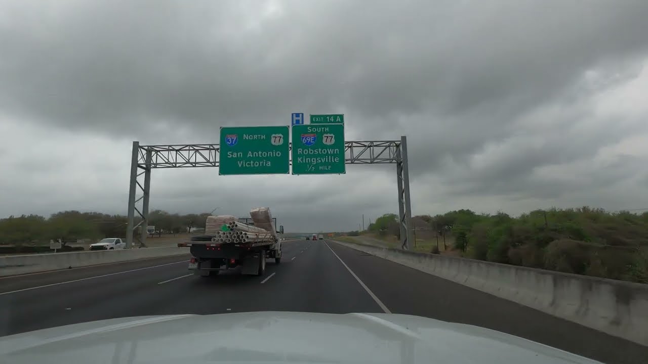 Driving Part 1 from Corpus Christi to San Antonio, Texas / Spring 2022 Western USA Trip