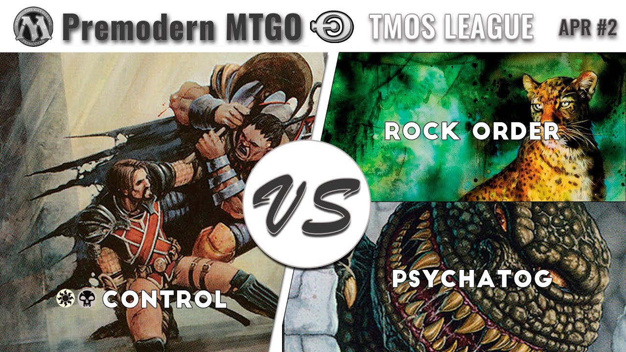 TMOS Weekly April #2 with BW Control - Round 5 vs Rock Order and Round 6 vs Psychatog