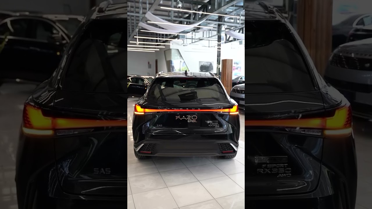 The New Lexus RX-350 F Sport! 🖤 
#kazo #iraq #automotive #lexus #asmr