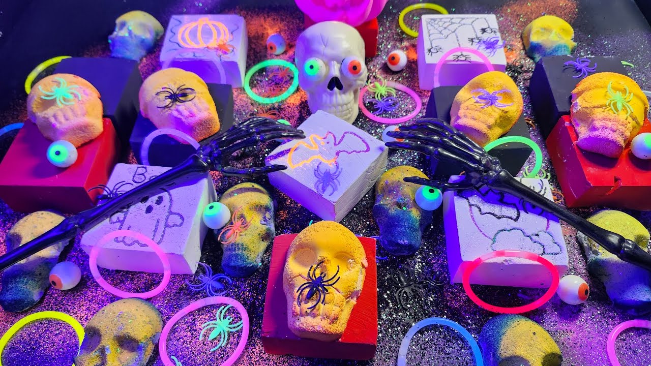 Happy Halloween | Carved Blocks I Reforms I Fresh Blocks | ASMR I Oddly Satisfying #asmr #fyp 
