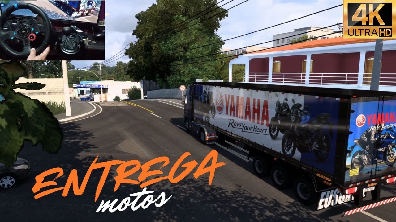 Euro Truck Simulator 2 | Logitech G29 Gameplay-4k-Mapa minas