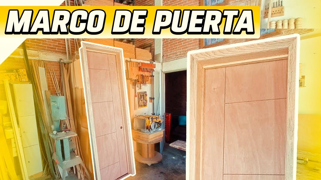 COMO HACER UN MARCO DE MADERA PARA PUERTA / PARTE 2 #elmueblemoderno