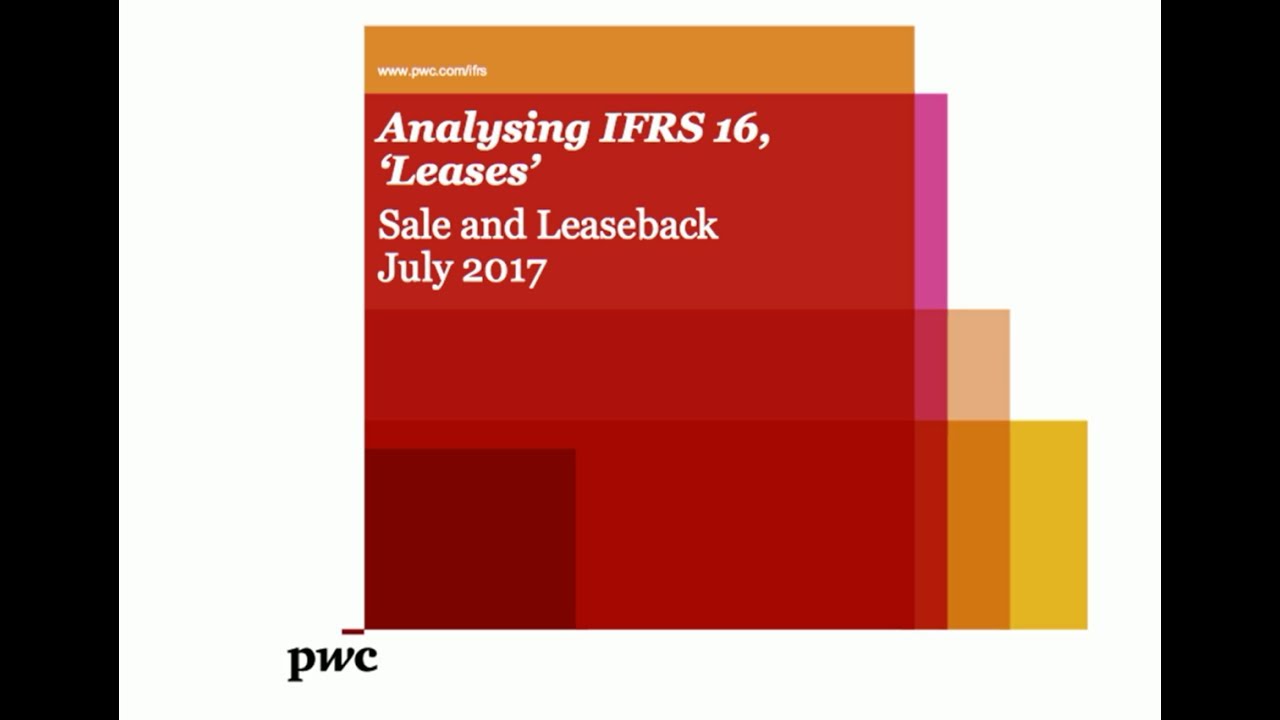 PwC's Analysing IFRS 16 Leases - 10. Sale and Leaseback