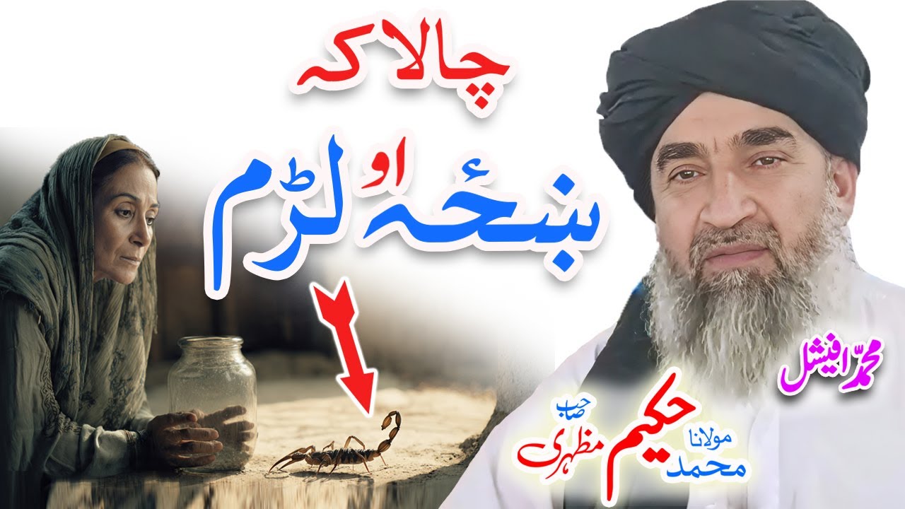 Maulana Hakeem Mazhari Sahib   ښځہ او لڑم#pashtobayan #pashtostory #ai #wahabi #ahlehadees #choor