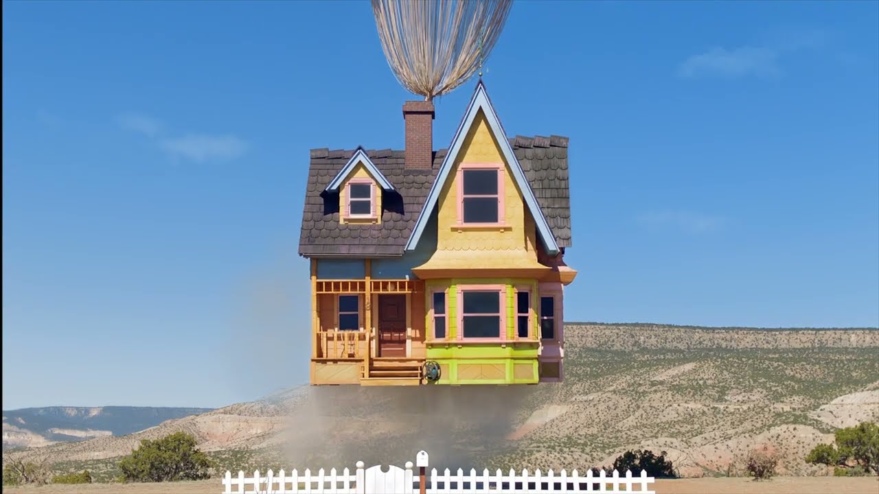 Disney & Pixar's UP House From Airbnb 4K