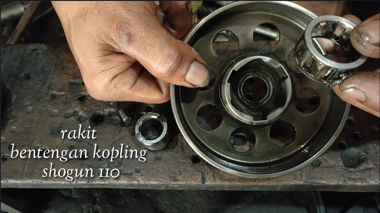 proses pasang cage bentengan kopling suzuki shogun110/R/lama yang baik dan benar