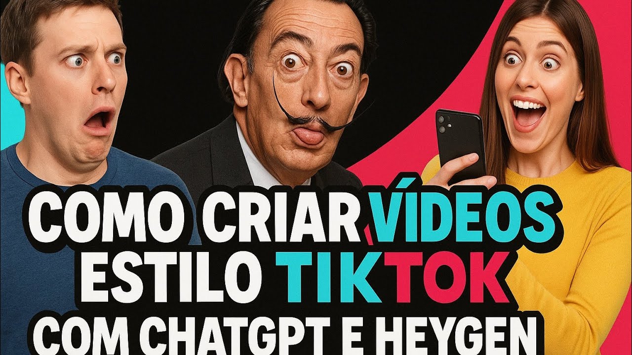 Como Criar Vídeos Estilo TikTok com ChatGPT e Heygen (Passo a Passo Completo!)