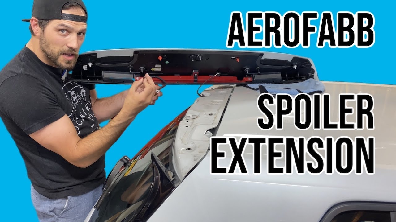 Installing The aerofabb Spoiler Extension - VW MK7 Golf R