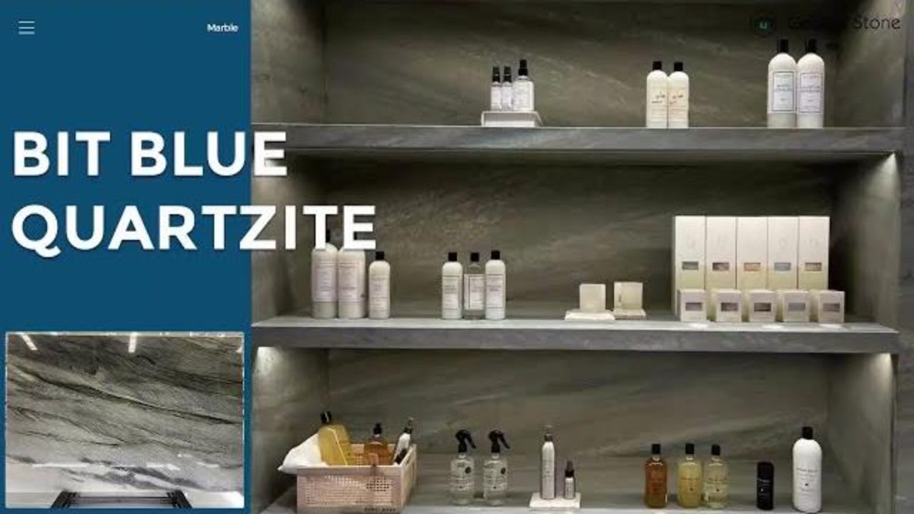 Bit Blue Quartzite | Luxury Stone | Stone Supplier #georgestones