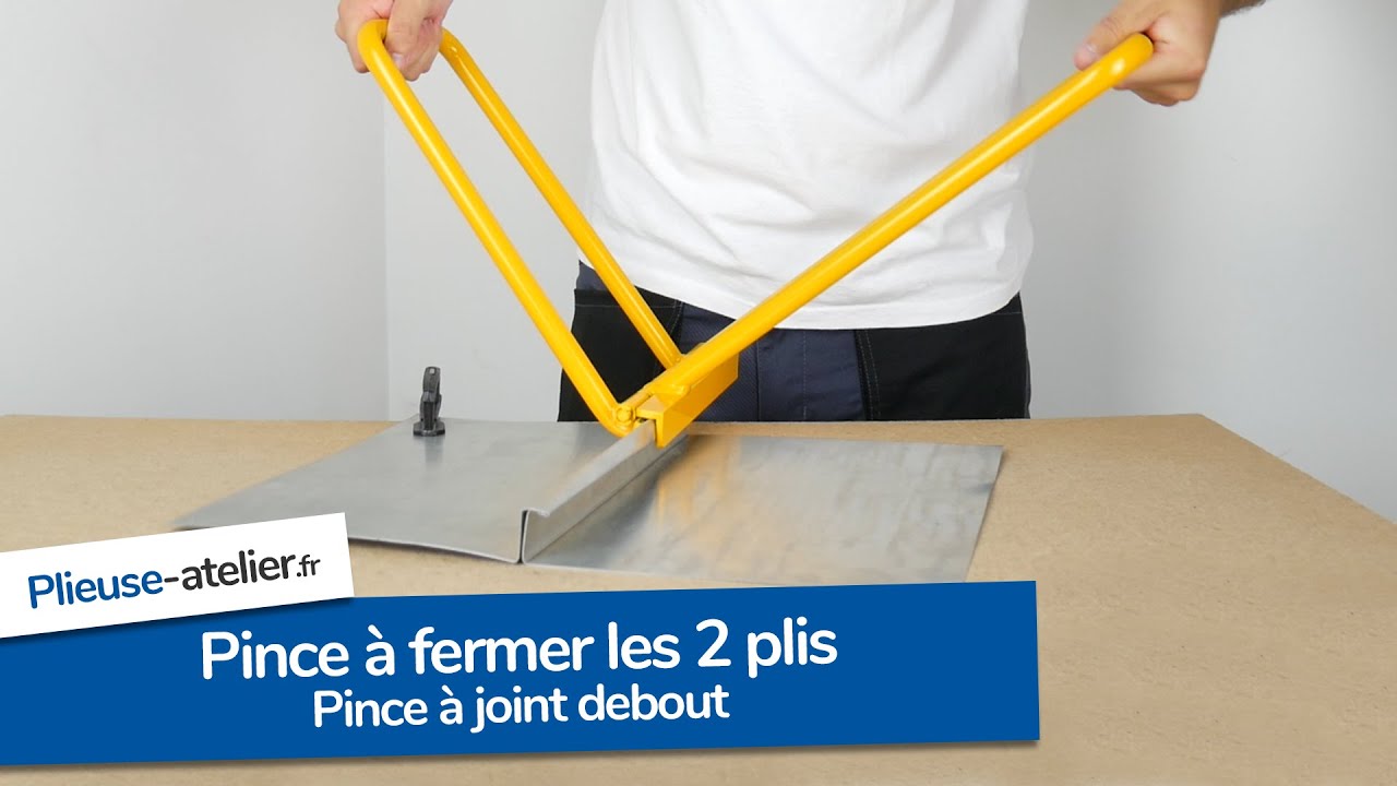Présentation des pinces à fermer les 2 plis - SOREX TECHNIC