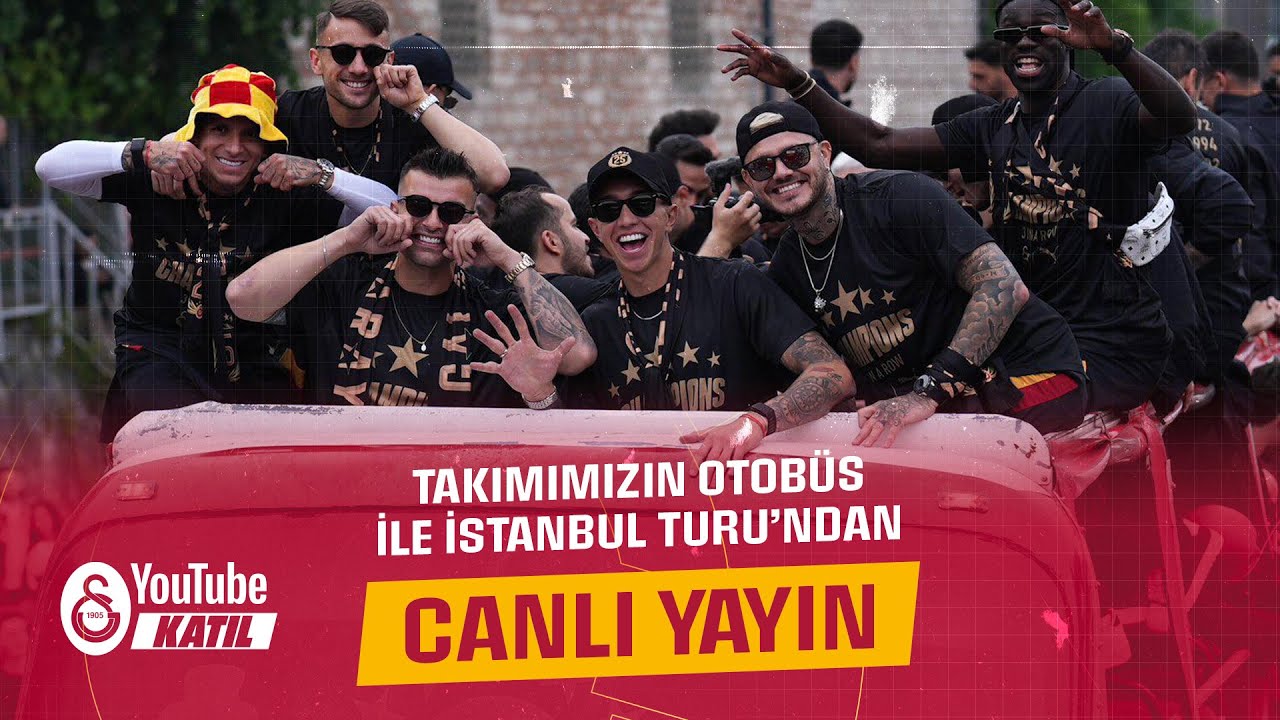 🔴 Şampiyon takımımızın otobüsle İstanbul Turu! 💛❤️