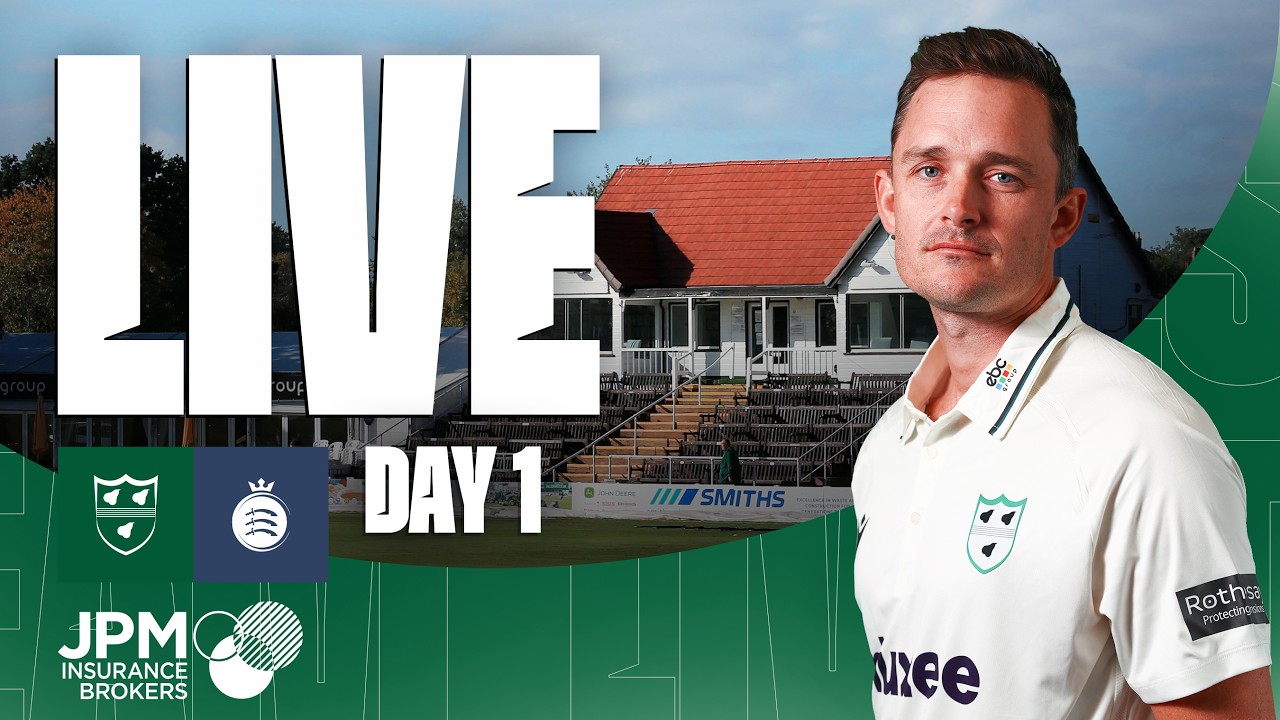 LIVE STREAM | Worcestershire CCC vs Middlesex CCC | Day One | Rothesay County Championship