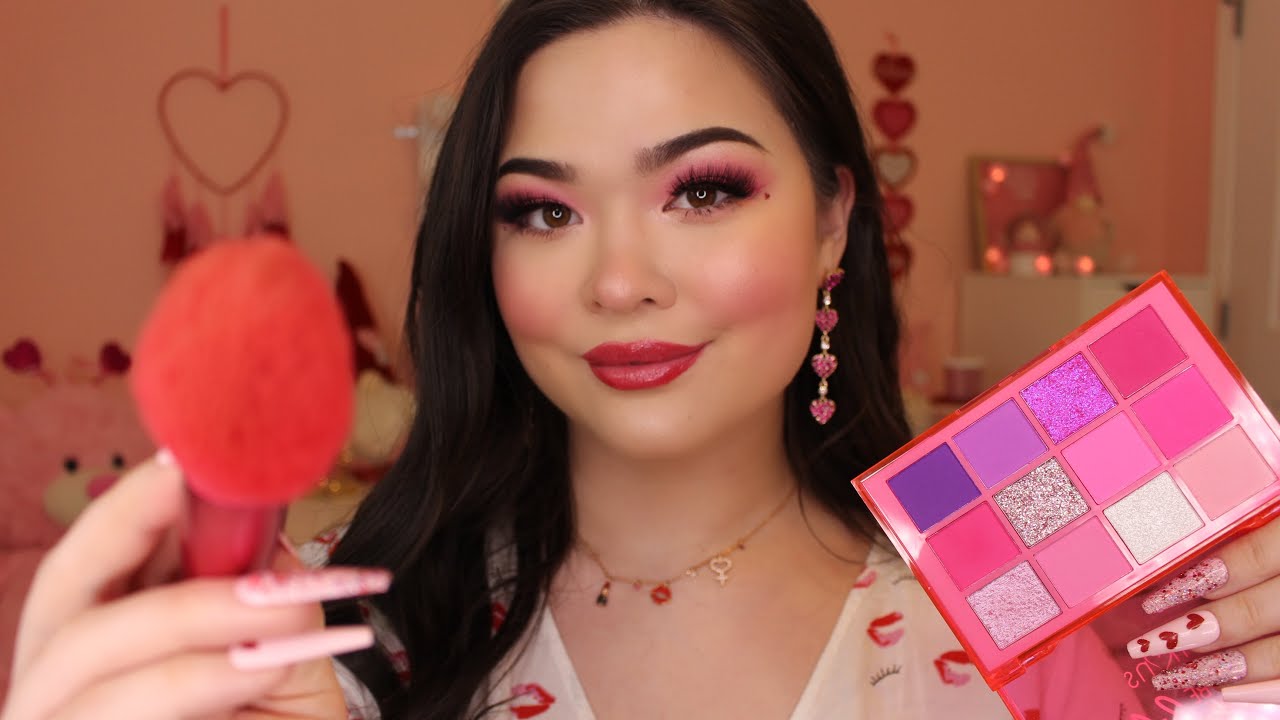 ASMR Doing Your Valentine's Day Makeup 💗