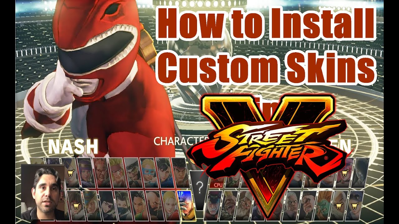Установка модов скинов Street Fighter 5 простым способом