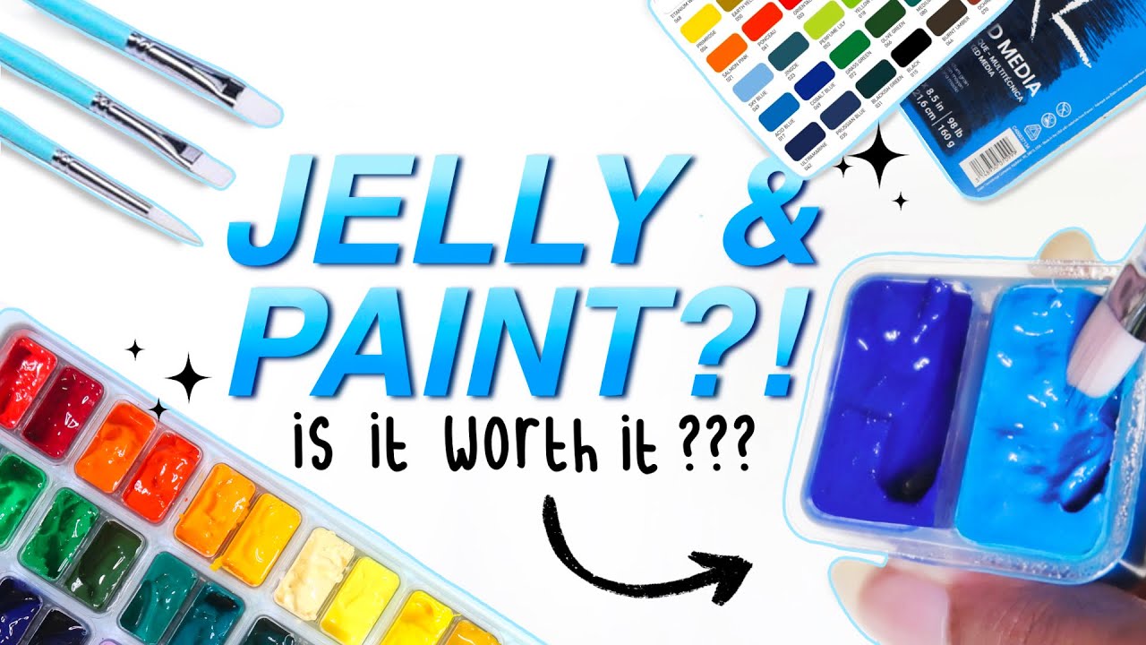 JELLY & PAINT?! // Unboxing & Reviewing the Himi Jelly Gouache
