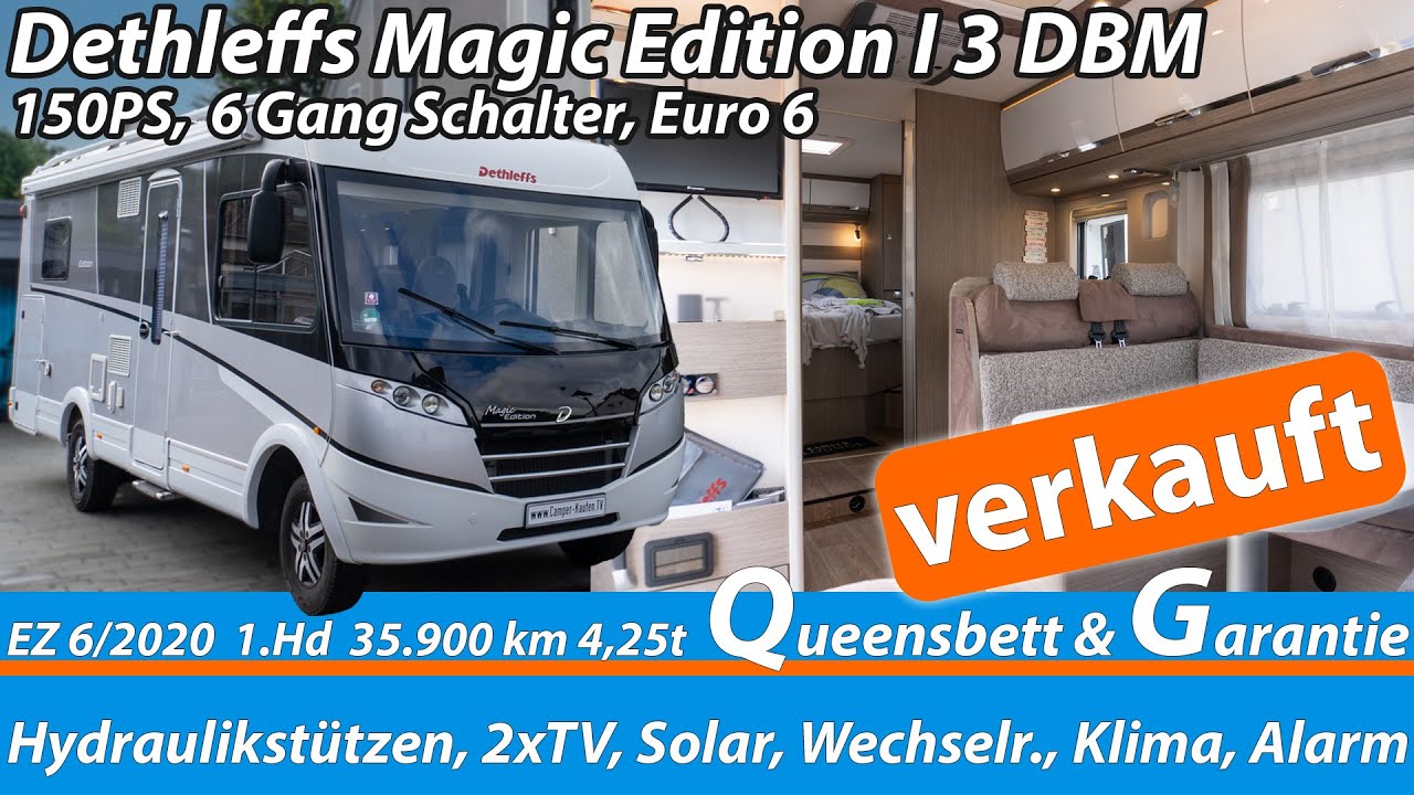 ROOMTOUR - Wohnmobil mit Luxusausstattung Für 4 Personen - Dethleffs Magic Edition I 3 DBM - 2020