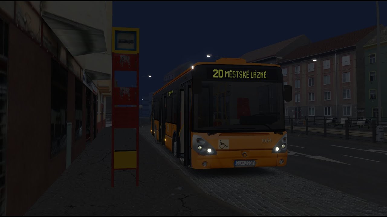 SIMT MHD - Linka 20 s Bratislavsk&yacute;m CItelisem 1034 a hl&aacute;&scaron;en&iacute;m!