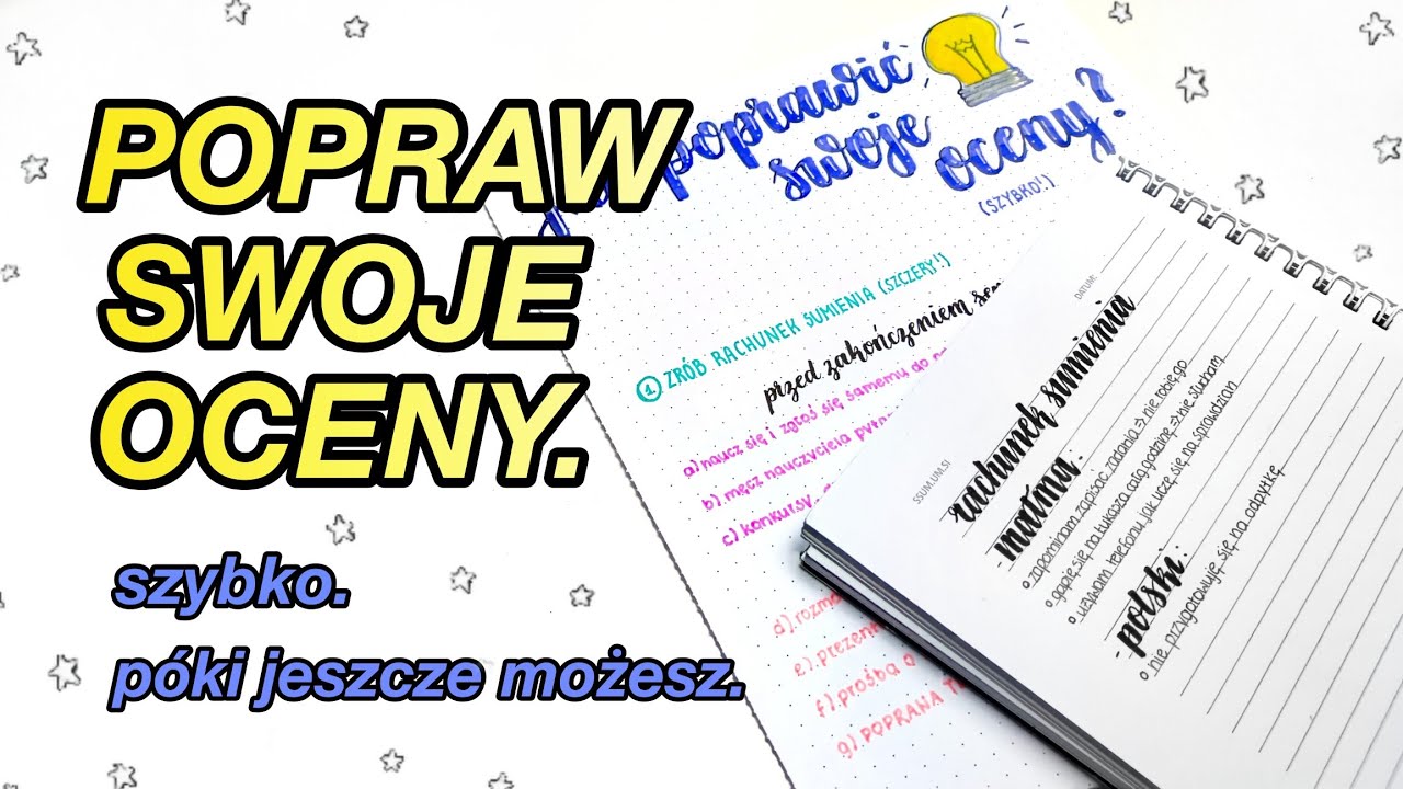 Jak poprawić swoje oceny?💡📝(SKUTECZNIE I SZYBKO)❗