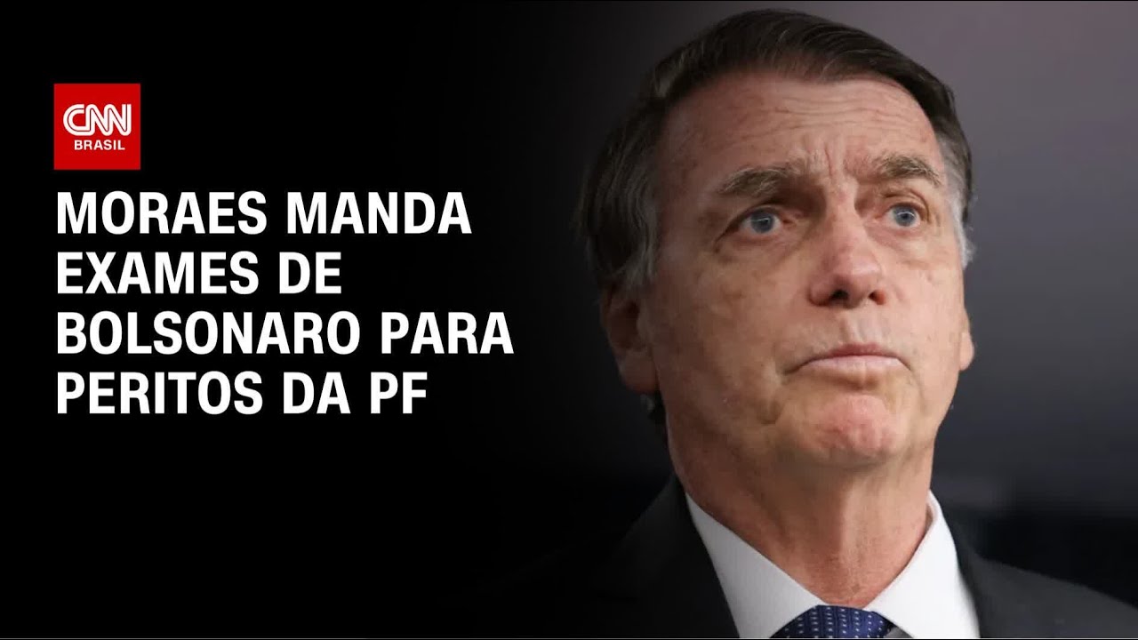 Moraes manda exames de Bolsonaro a peritos da PF antes de avaliação médica | CNN NOVO DIA