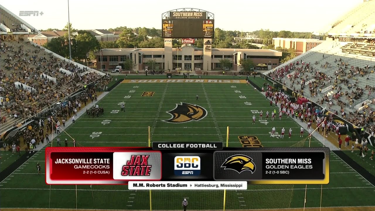 NCAA Football 2025: Jacksonville State at Southern Miss