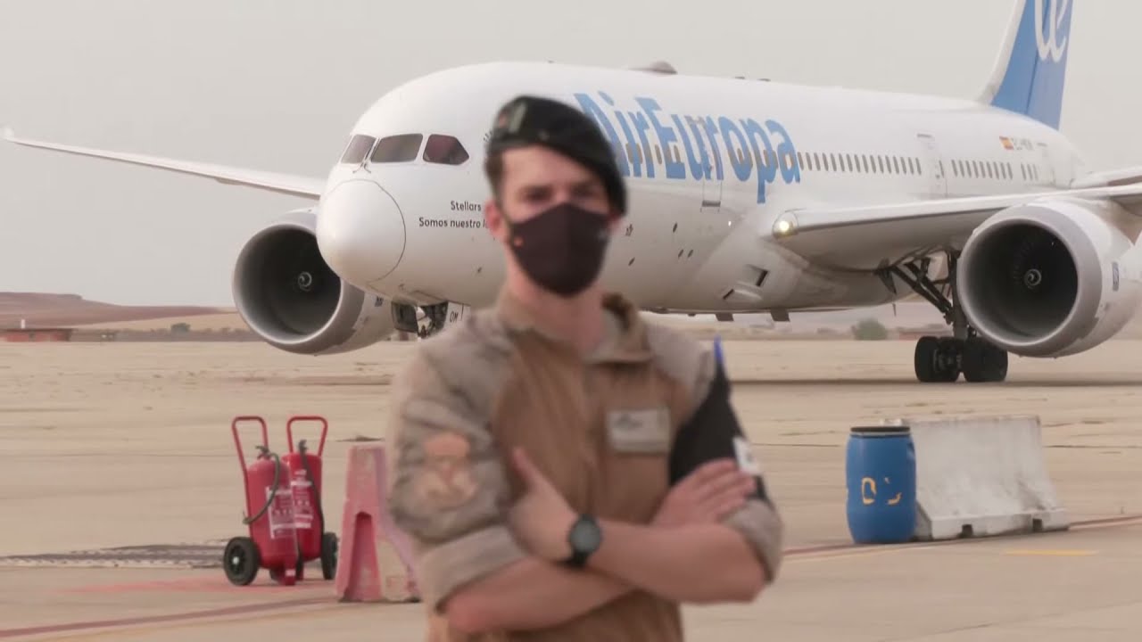 LIVE: Hundreds of Afghan refugees land at Spain's Torrejon de Ardoz air base