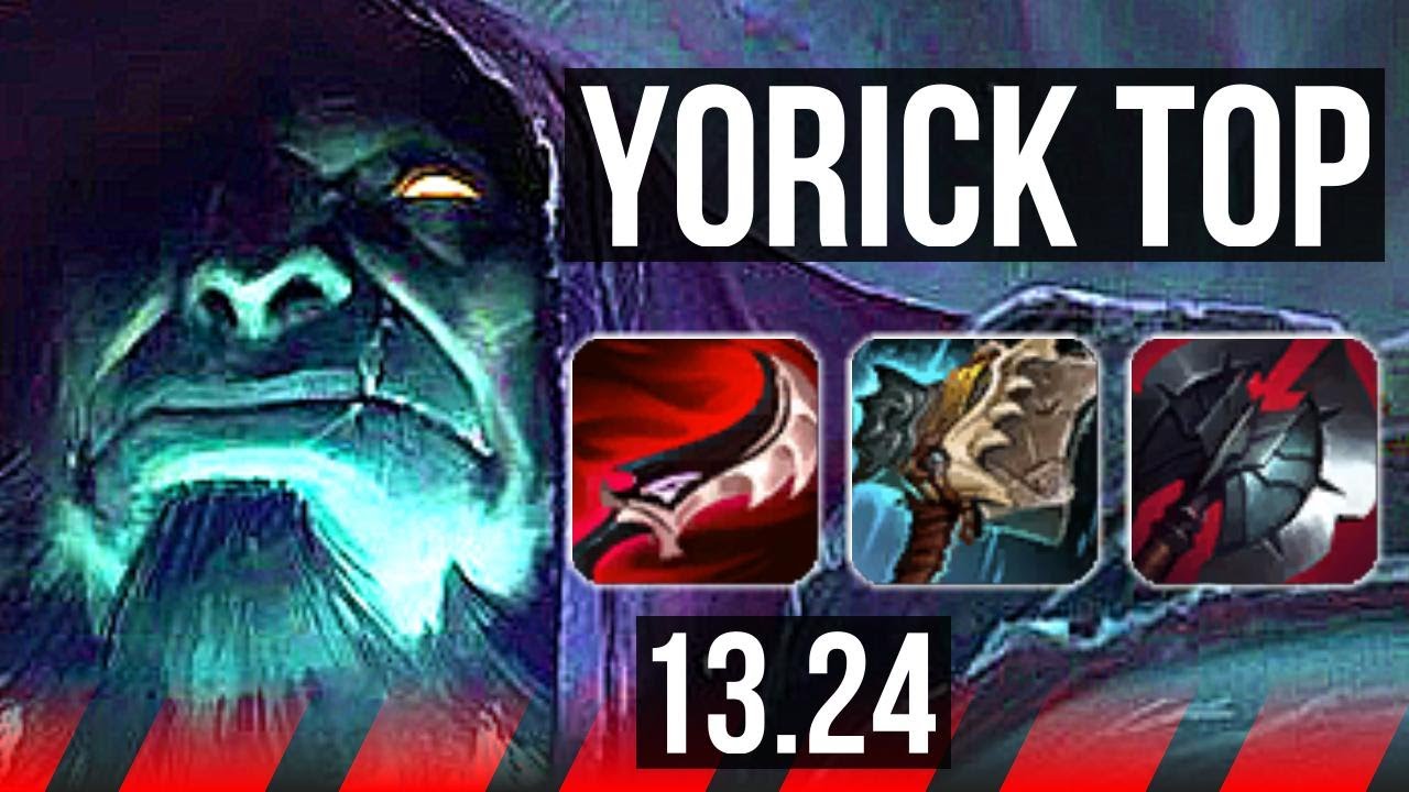 YORICK vs URGOT (TOP) | 700+ games, Rank 10 Yorick, Comeback | NA Master | 13.24