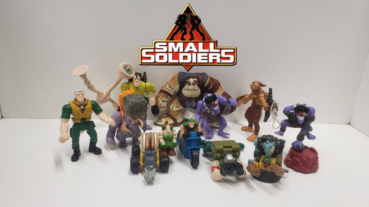 Small Soldiers 1998 Burger King Kid's Meal Toys Set of 12 toy review!