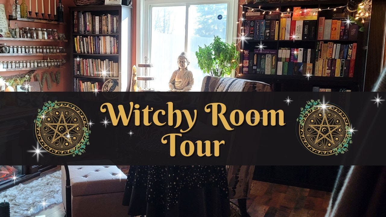Witchy Room Tour with Full Apothecary | #WitchyRoomTours #WitchApothecary #witchaesthetic