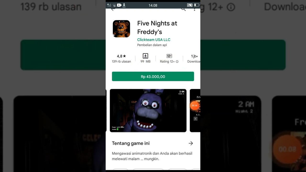 cara download fnaf *Five Nights At Freddy's