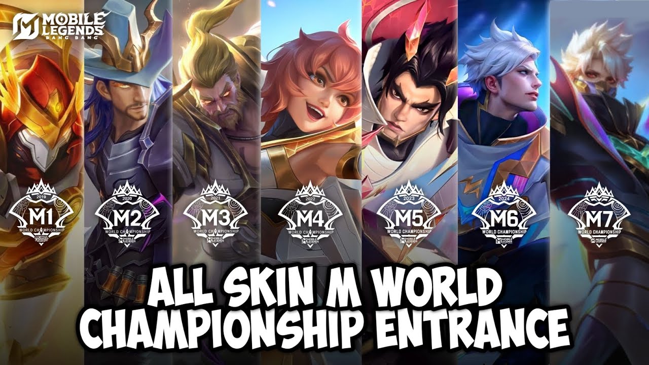 All Skin M1 - M7 World Championship Entrance - Mobile Legends