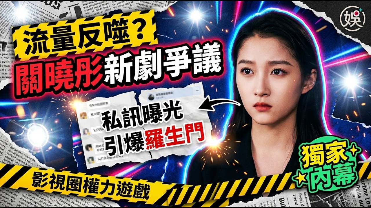 制片人私訊截圖引爆羅生門？關曉彤新劇爭議背後，影視圈的權力遊戲與流量反噬