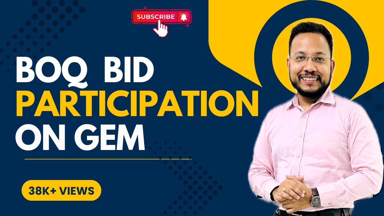 CLASS-7 | BOQ Bid GeM | BOQ Bid Participation on GeM | GeM BOQ Bid | GeM Training | BOQ BID