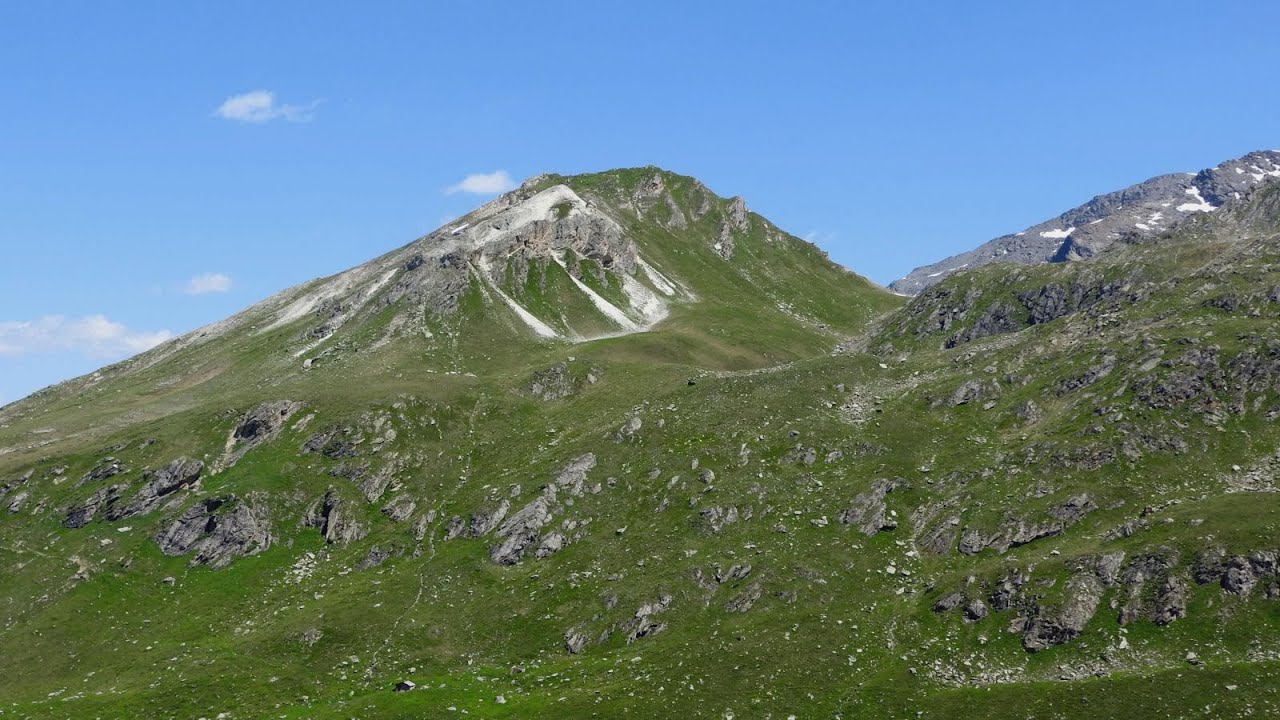 Col du Vallonnet 2653m sous le Roc du Blanchon 2747m