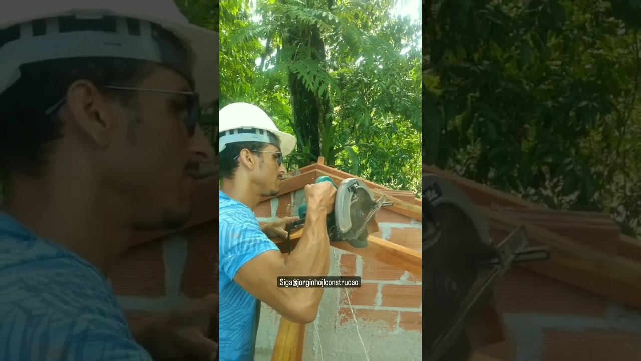 corte da cumeeira madeiramento de telhado