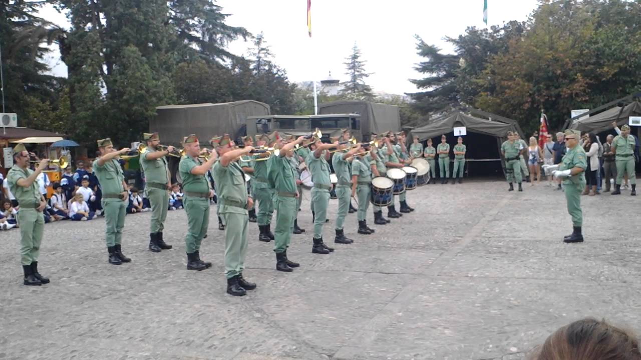 Banda Cornetas y Tambores de la Legión. Conmemoración 12 Octubre. Ronda 2014