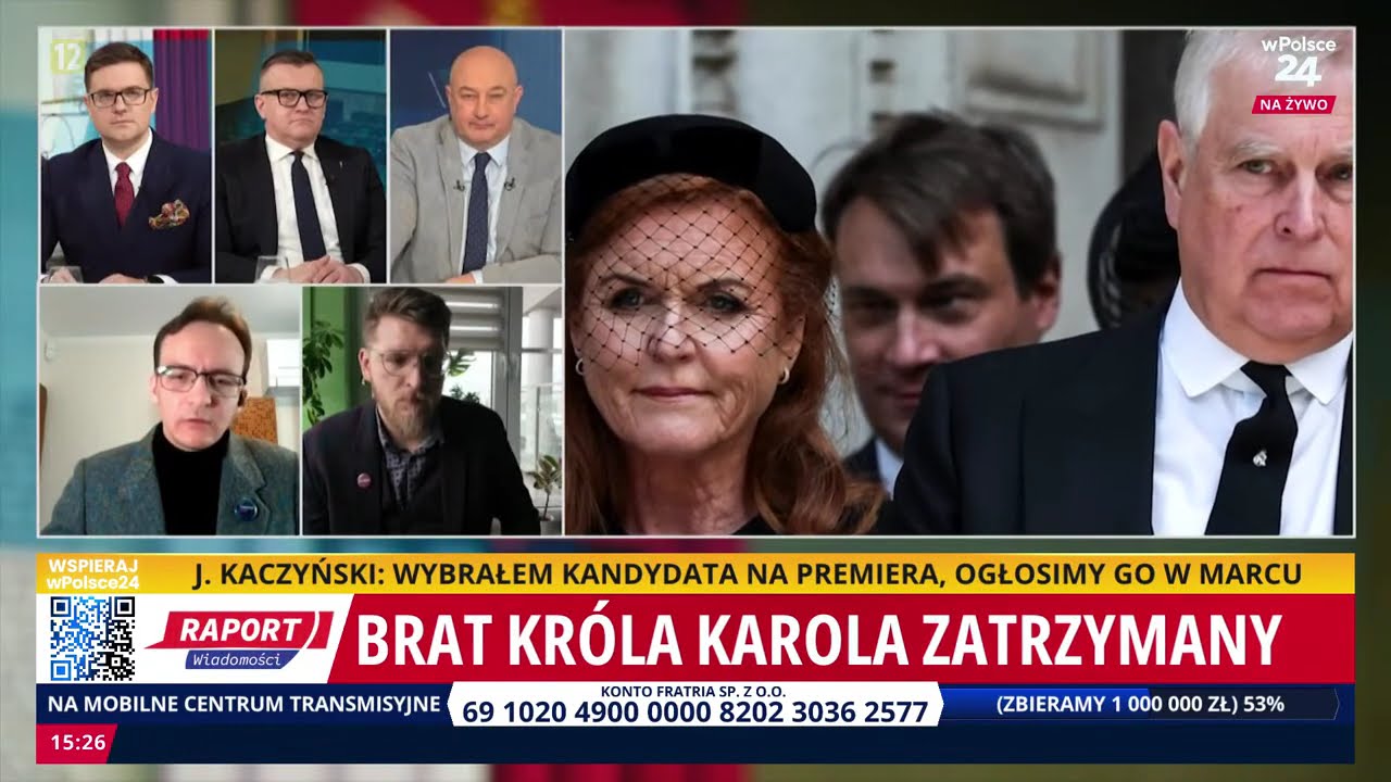 Były Książę Andrzej w areszcie! Raport Wiadomości