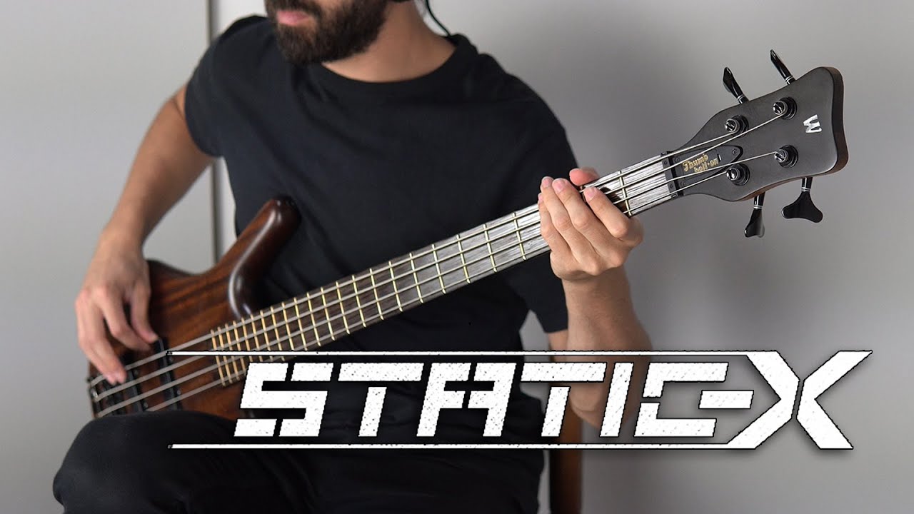 Static-X - The Only (Bass Cover) + TAB