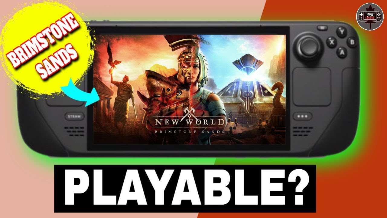 Steam Deck - New World Brimstone Sands - Is It Playable? Level 1-5