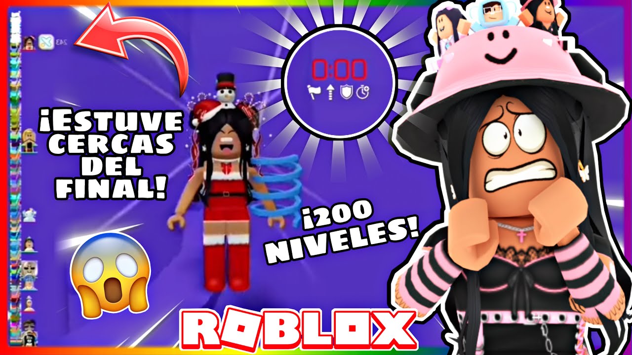 ESTUVE A PUNTO DE LLEGAR! 😭 - 200 NIVELES CON TRAMPA - TOWER OF HELL - MICHI RØBLØX