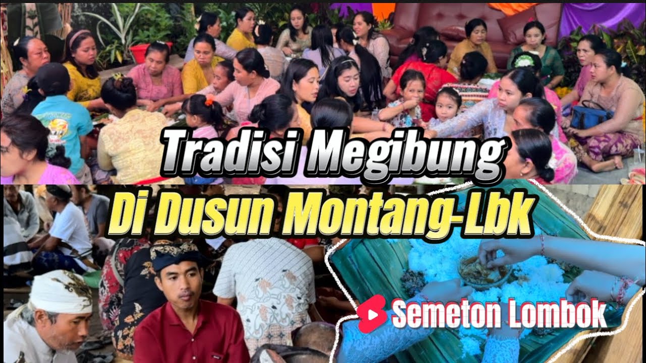 Tradisi Megibung Di Dusun Montang Kec. Lingsar Lombok #balilombok #youtube #beranda #tradisibali