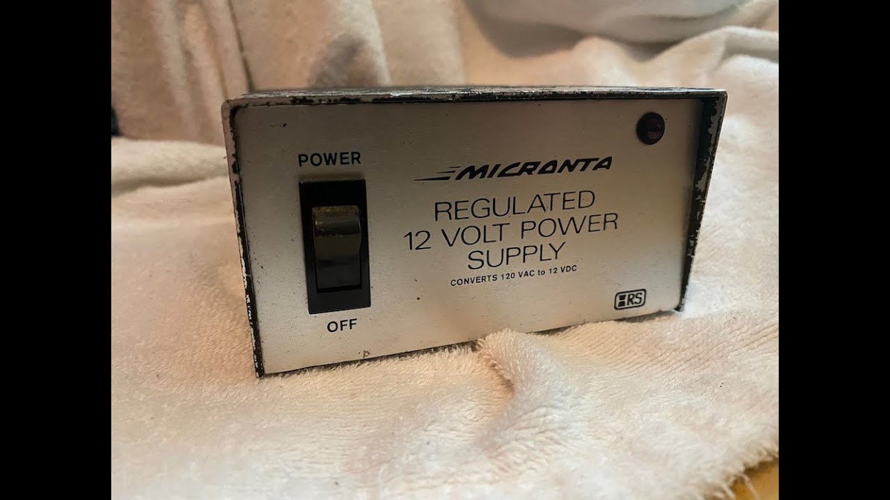 Micronta 12 Volt CB Power Supply (Radio Shack) - Thrift Store Find