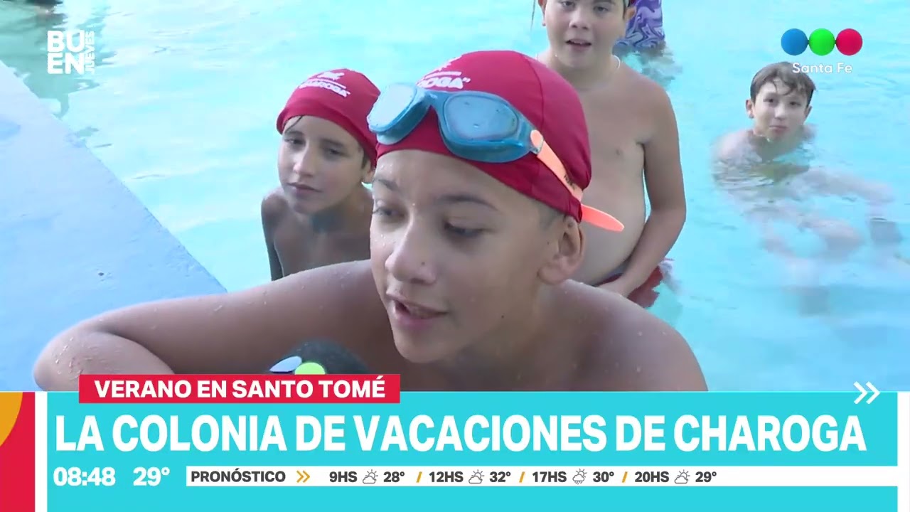 El verano se vive a pleno en la colonia de vacaciones de Charoga