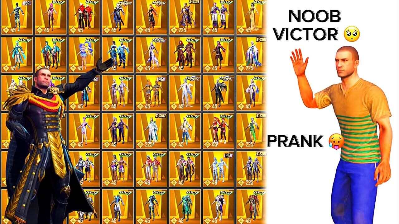 KING VICTOR 👑PRANK IN CHEER PARK 👀#pubgmobile #guccibot #pubgcheerpark #pubgprankvideo