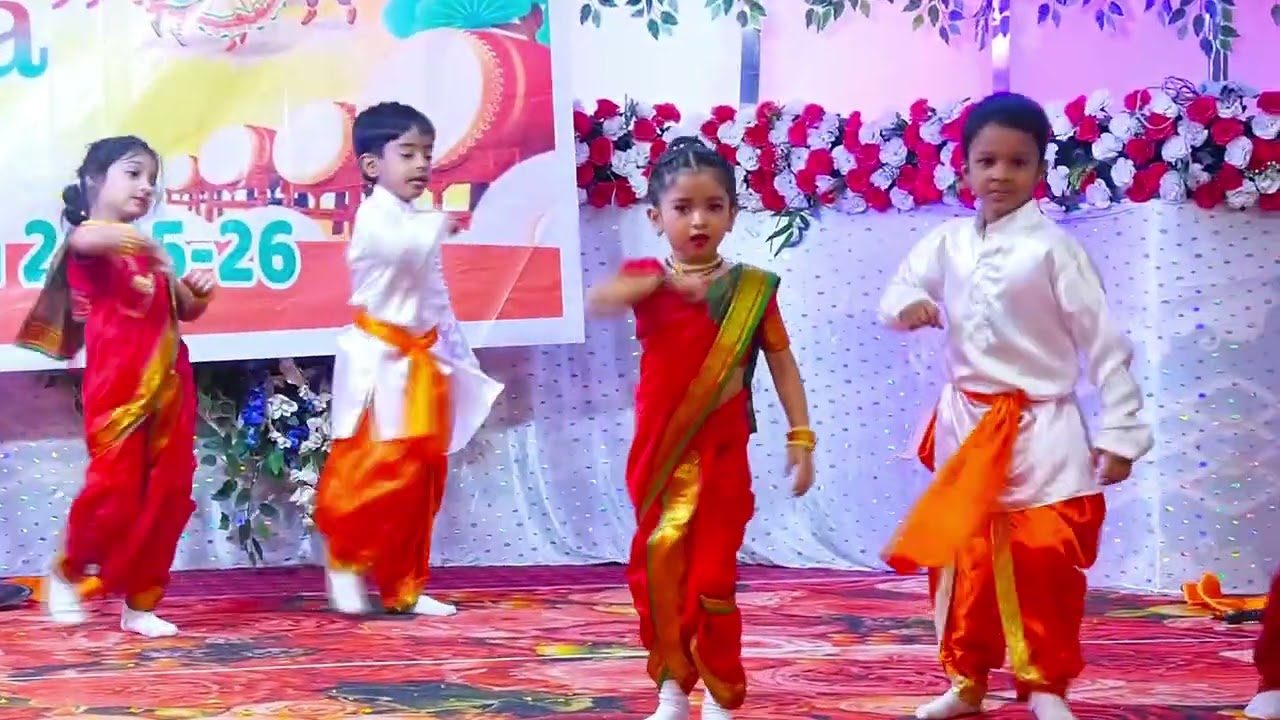 Chatrapati Shivaji Maharaj THEME Dance 🧡  *Kids Concept Malad Annual Function 2026* #dance 
