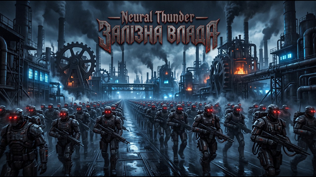 ЗАЛІЗНА --- ВЛАДА  Потужний Heavy Metal Гімн  Neural Thunder