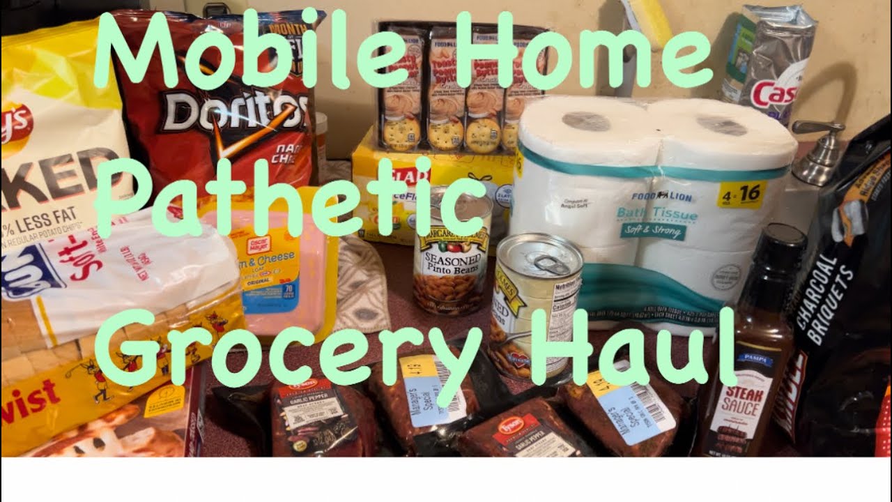 Pathetic Mobile Home Grocery Haul